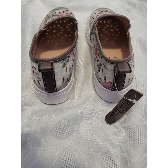 L'Artiste by Spring Step Leather Slip-Ons Denofeden Gray Multi EU 38 US 7.5-8 - Picture 4 of 8